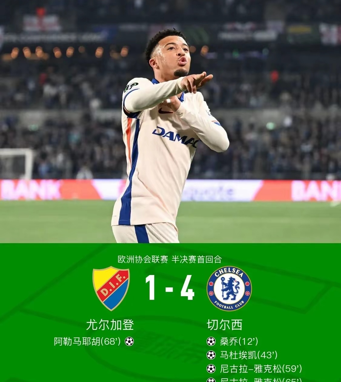 切尔西轻取利物浦，凯恩补时绝平西甲